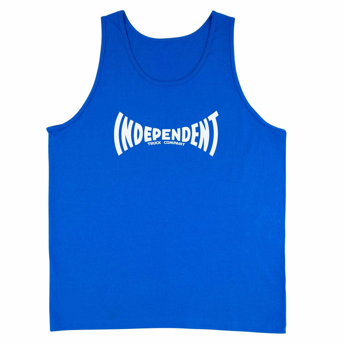 Independent Span Tank Top - Royal How to Style Packaging Materials