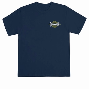 Independent Vertigo Span T-Shirt - Navy Yoga Wear Affordable Prices