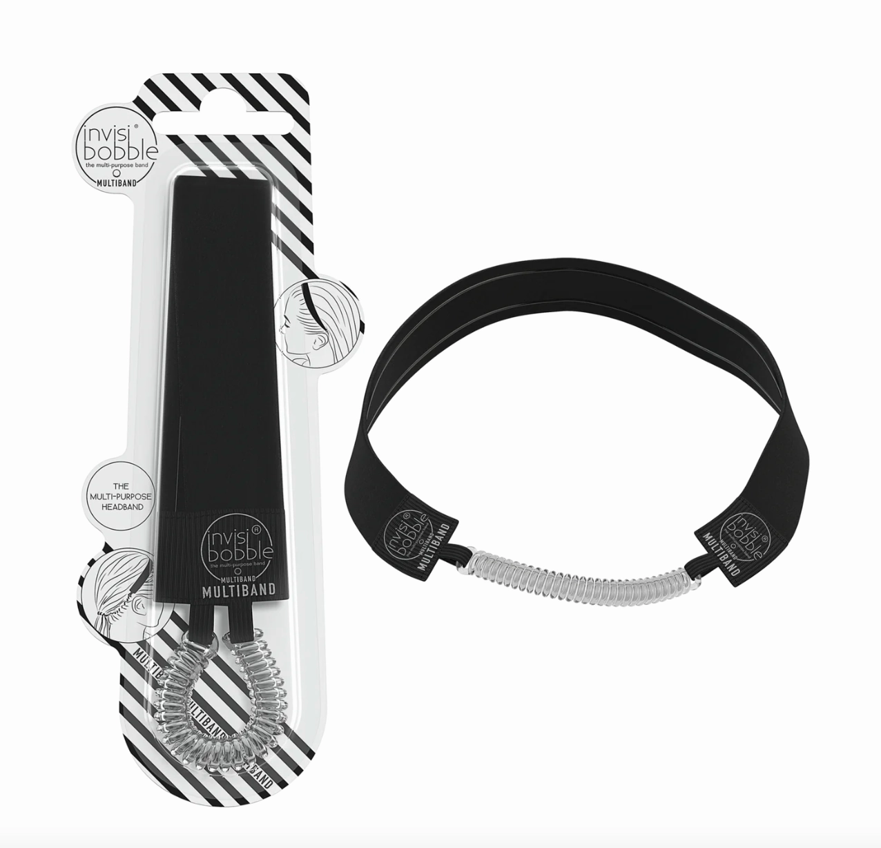 Invisibobble MULTIBAND - True Black