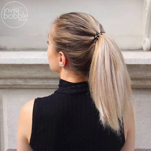 Invisibobble True Black Hair Accessory -power, regular, slim and nano