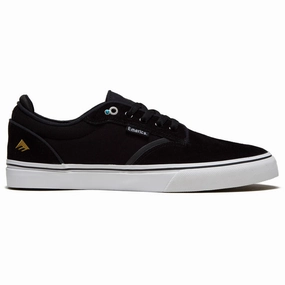 Invitations Emerica Dickson Shoes - Black/White/Gold Fashion Staples