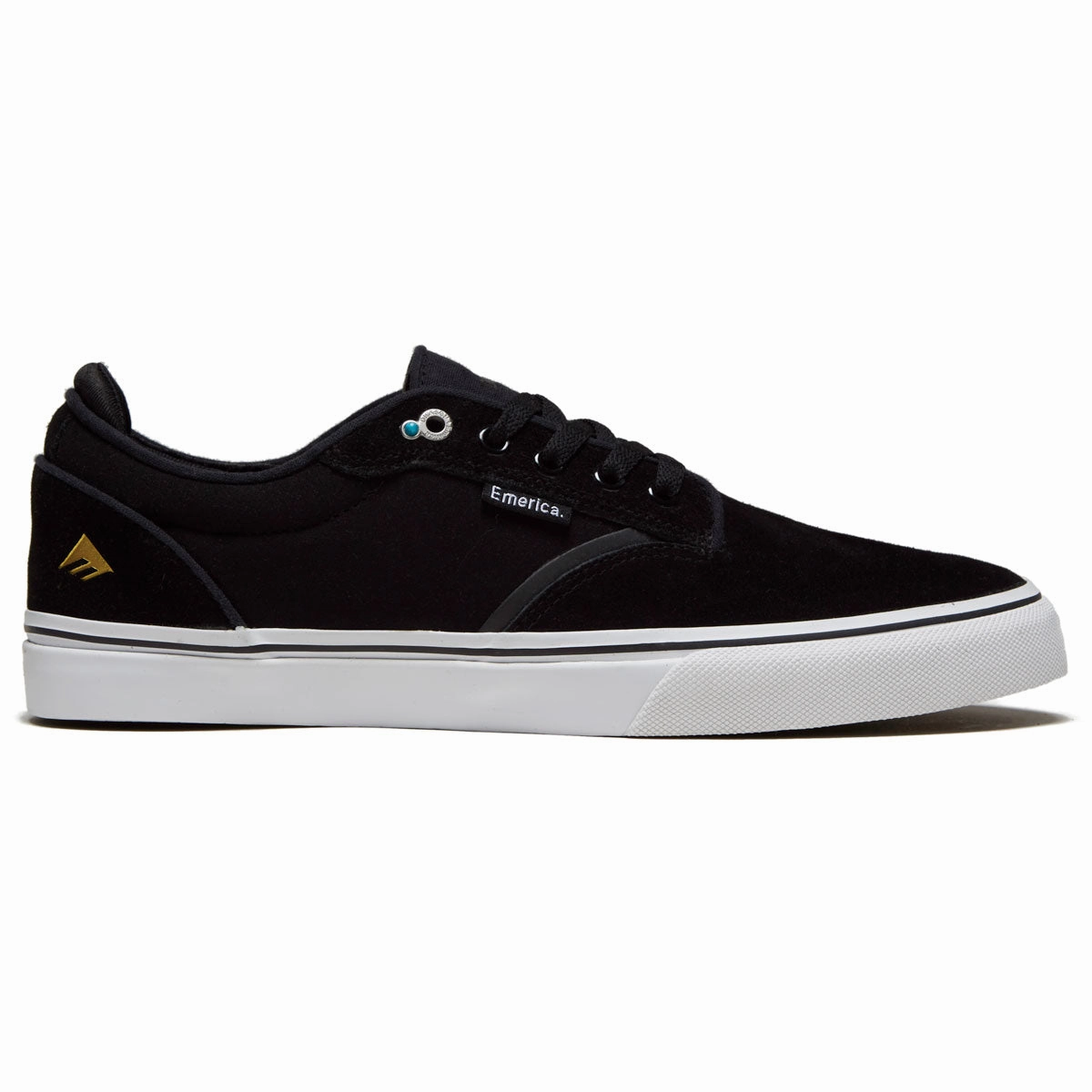 Invitations Emerica Dickson Shoes - Black/White/Gold Fashion Staples