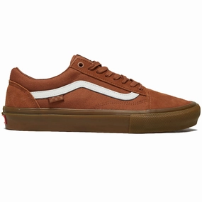 Invitations Vans Skate Old Skool Shoes - Brown/Gum Console Games
