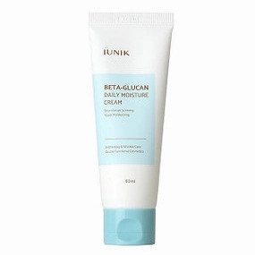 IUNIK Beta-Glucan Daily Moisture Cream with natural ingredients from Mushroom, Centella asiatica extract and Red Fruits Complex - Whitening & Wrinkle care - 2.02 fl.oz