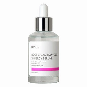 IUNIK Rose Galactomyces Synergy Serum with natural ingredients with Rose water & Galactomyces fermentation water - Moisture   Whitening   Sebum Control at once - 1.71 OZ