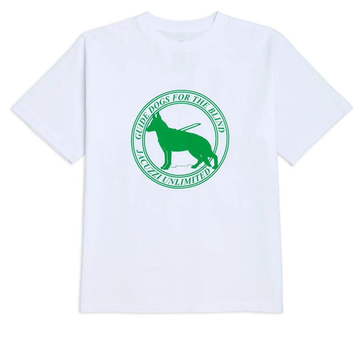 Jacuzzi Unlimited New Guide Dog T-Shirt - White Boxes Gardening Tools