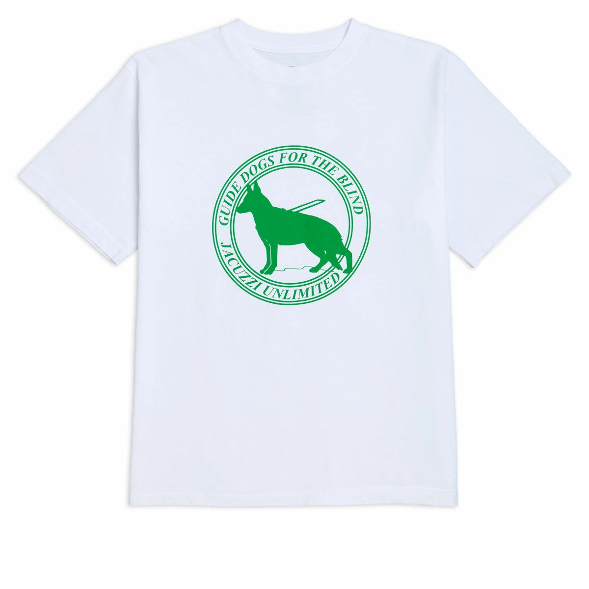 Jacuzzi Unlimited New Guide Dog T-Shirt - White Boxes Gardening Tools