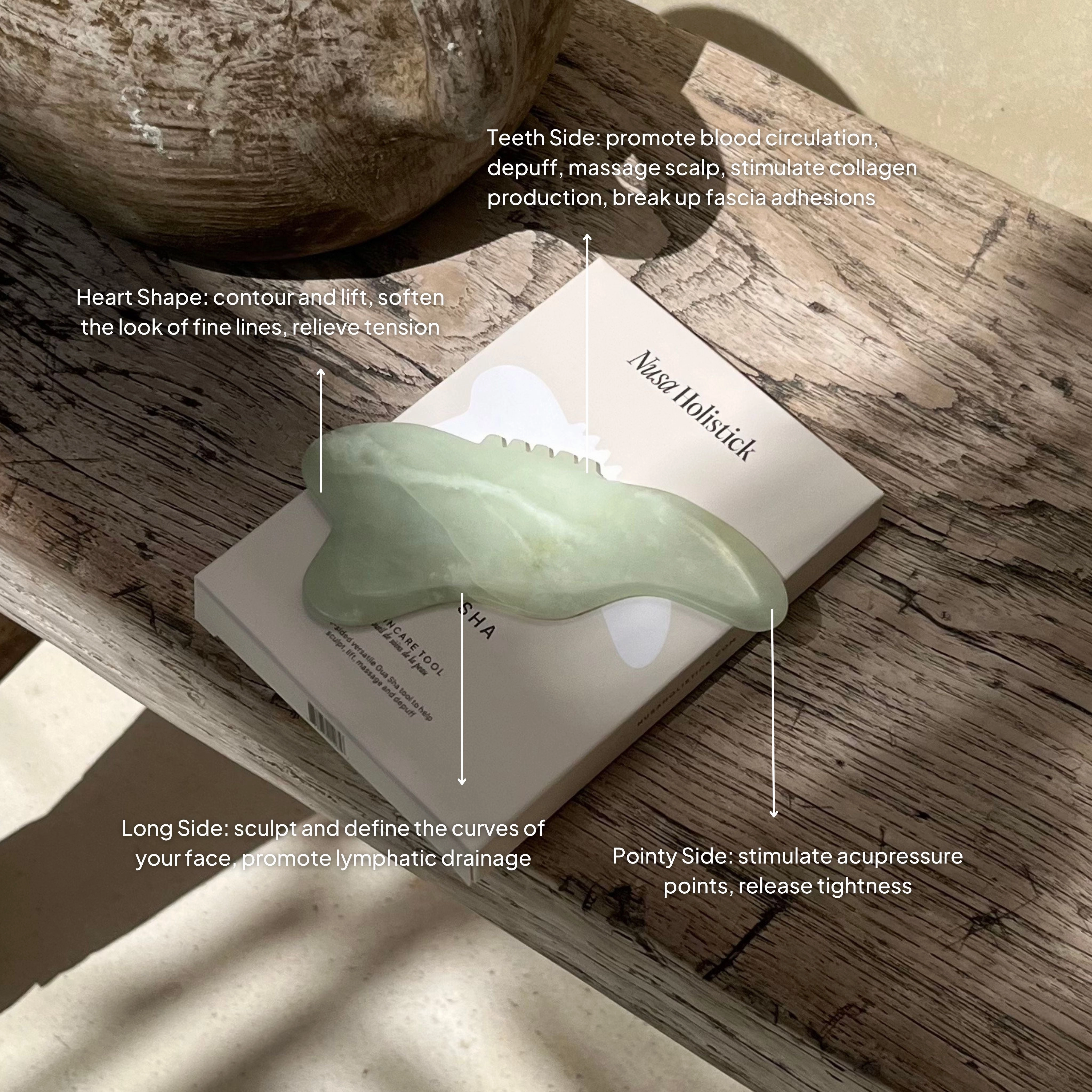 Jade Gua Sha Tool