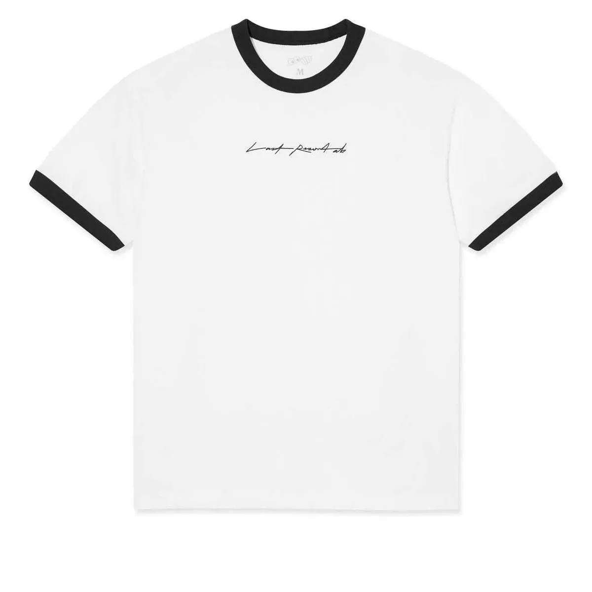 Jumpsuits Last Resort AB Signature Ringer T-Shirt - White/Black Office Supplies