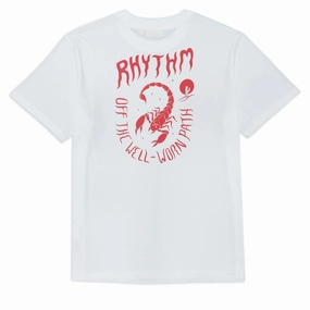 Jumpsuits Rhythm Desert Locals T-Shirt - Vintage White Modern Fashion