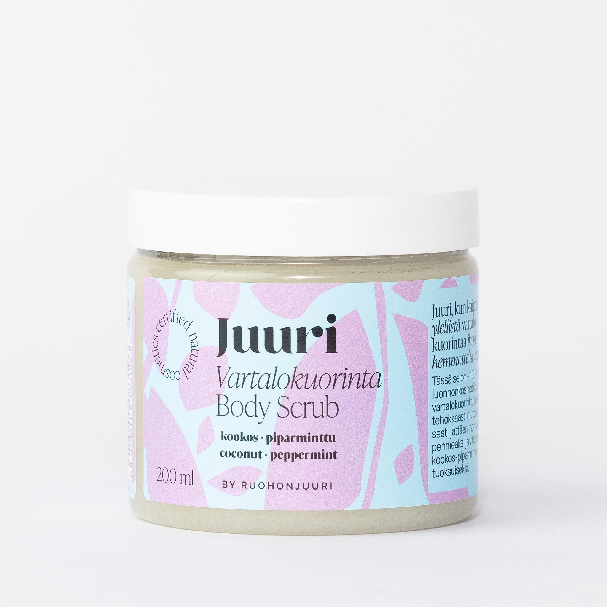 Juuri Body Scrub, Coconut-Peppermint 200 ml