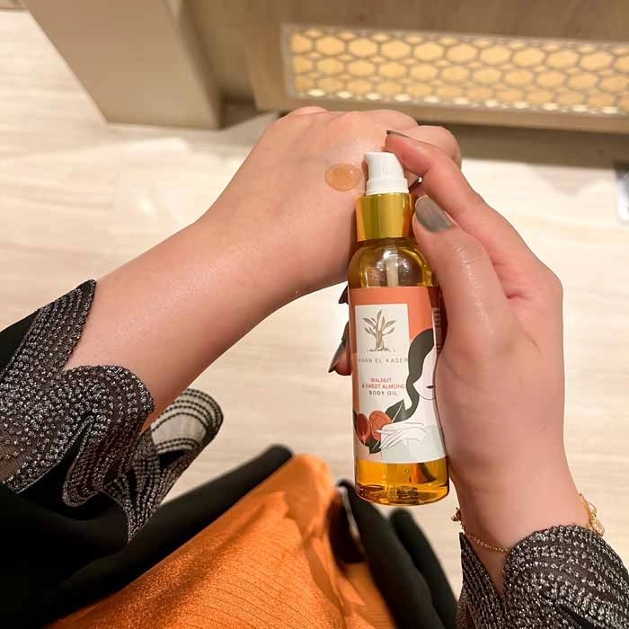 Khan El Kaser Body Oil Sweet Almond And Walnut 100ml