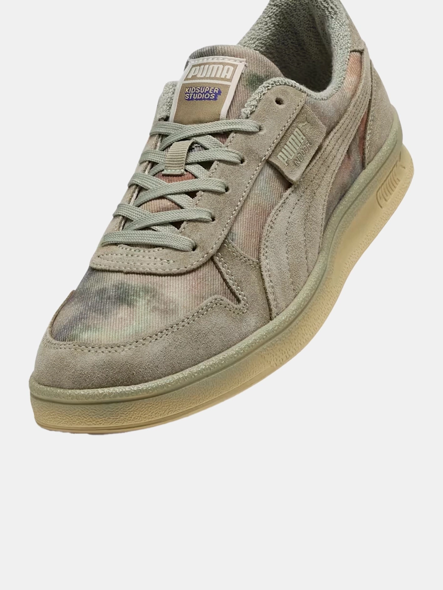KidSuper x Puma Indoor Dstrsd Lux Army Flexible Step Move Glide-Out