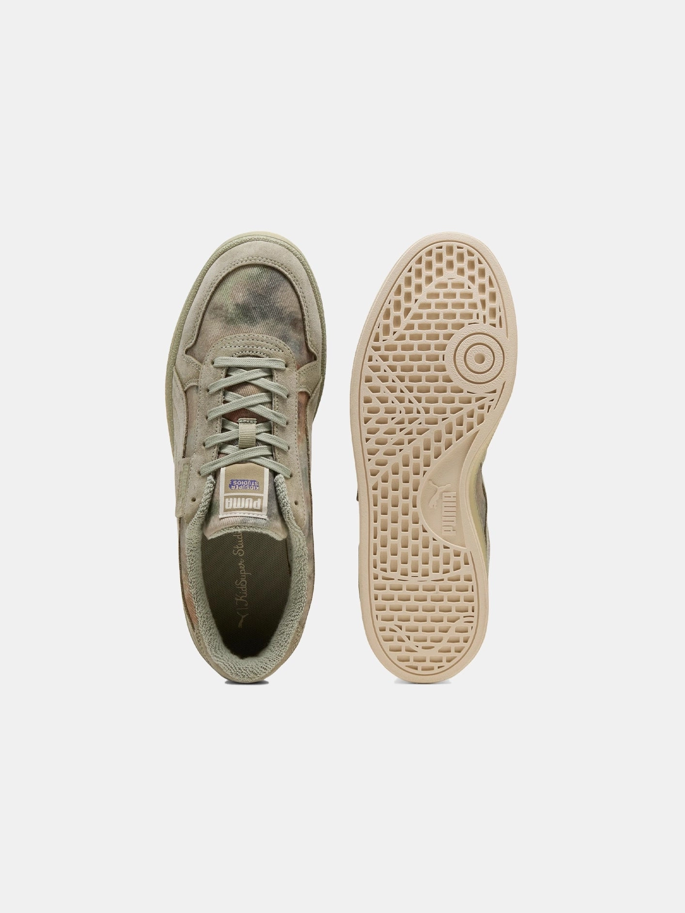 KidSuper x Puma Indoor Dstrsd Lux Army Flexible Step Move Glide-Out