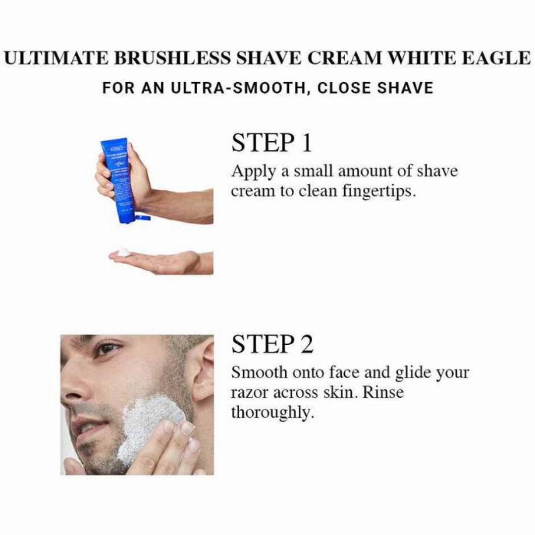 Kiehl's White Eagle Ultimate Brushless Shave Cream 75ml