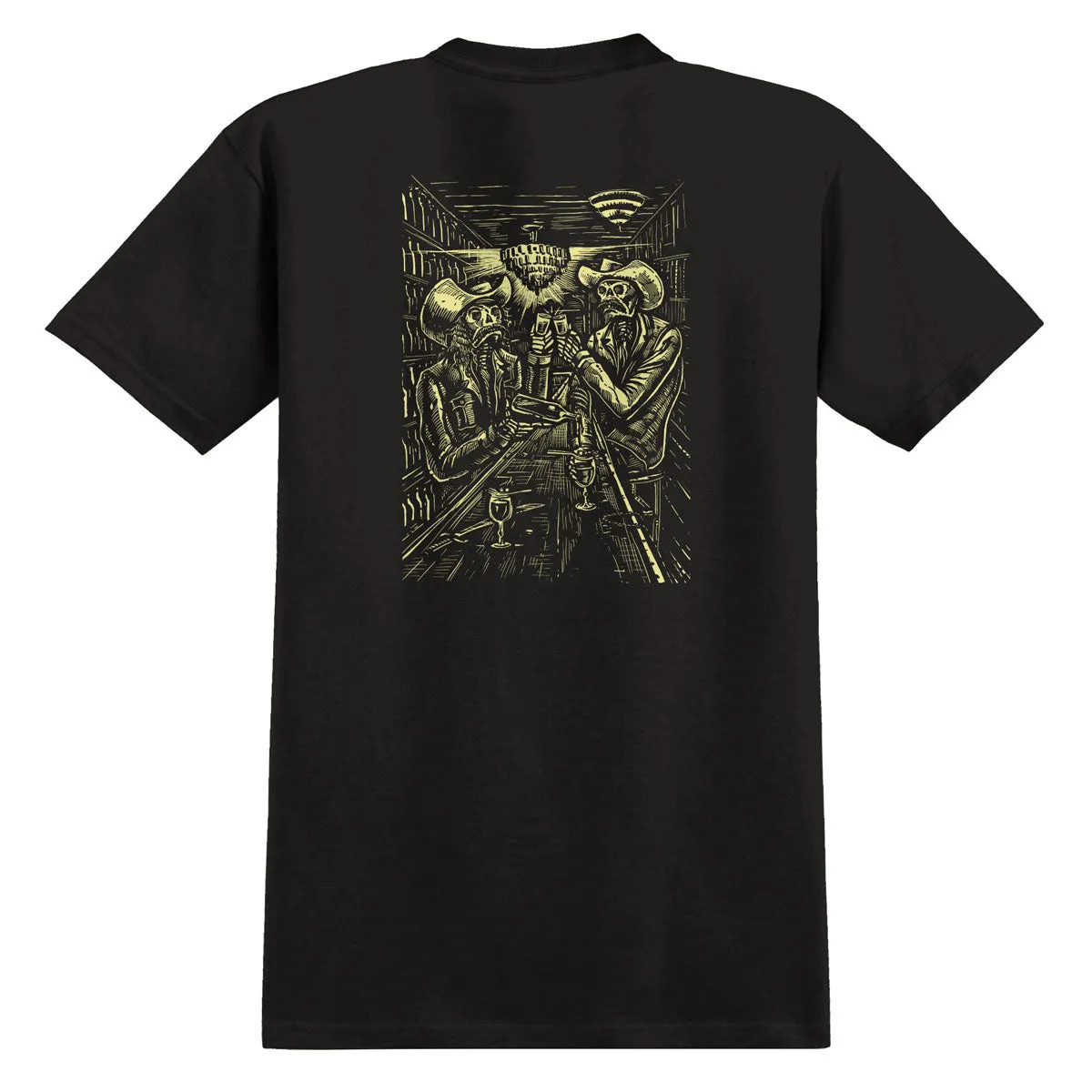 Kitchenware Anti-Hero Absentes T-Shirt - Black Health Monitors