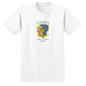 Krooked Blue Thinker T-Shirt - White Magic: The Gathering Retail