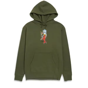 Krooked Mermaid Hoodie - Army Year-Round Basics Wallets