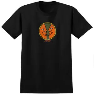 Krooked Moonsmile Round T-Shirt - Black Trailer Parts Safety Equipment