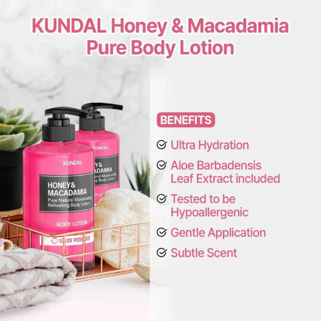 Kundal Honey & Macadamia Pure Body Lotion 500ml