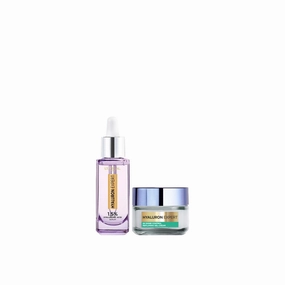 L'Oral Paris Hyaluron Plumping Serum And Cream Bundle At 20% Off
