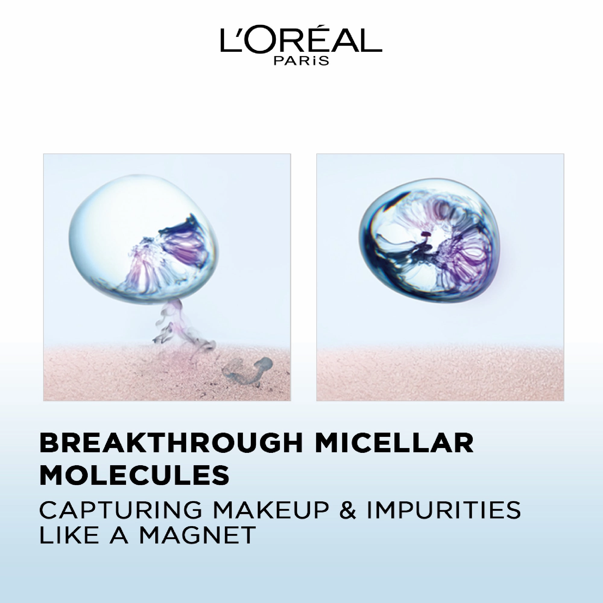 L'Oral Paris Micellar Makeup Remover Infused With Rose Extract 400ml