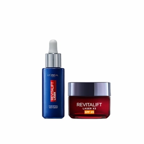 L'Oral Paris Revitalift Retinol Serum And Cream Bundle At 20% Off