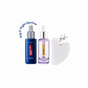 L'Oral Paris Revitalift x Hyaluron Bundle   Free Gua Sha