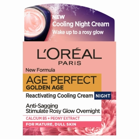 L'Oreal Paris Age Perfect Golden Age Cooling Night Cream Moisturiser 50ml