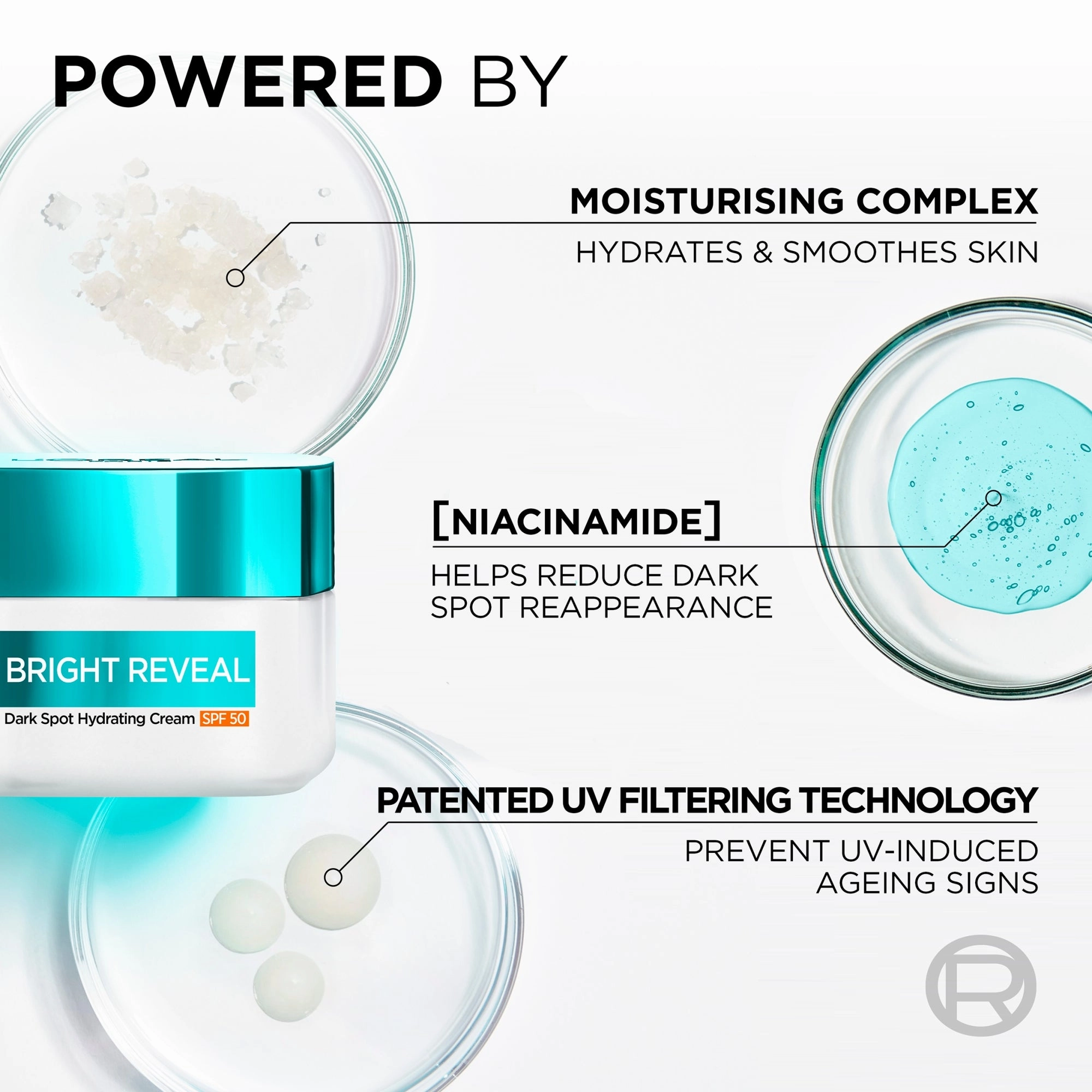 L'Oreal Revitalift Bright Reveal Niacinamide SPF50 Cream 50ML