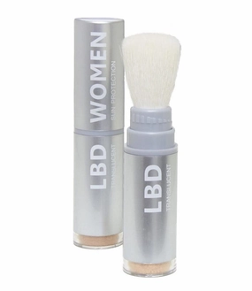 La Bella Donna Natural Mineral Women's Waterproof SPF 50 Powder Sunscreen with Exclusive Dial System Dispensing Brush | NON-NANO | NON-CHEMICAL | REEF SAFE - 5g (Fair Skin)