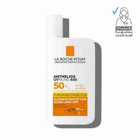 La Roche Posay Anthelios UVMune 400 SPF50  Invisible Fluid Sunscreen for All Skin