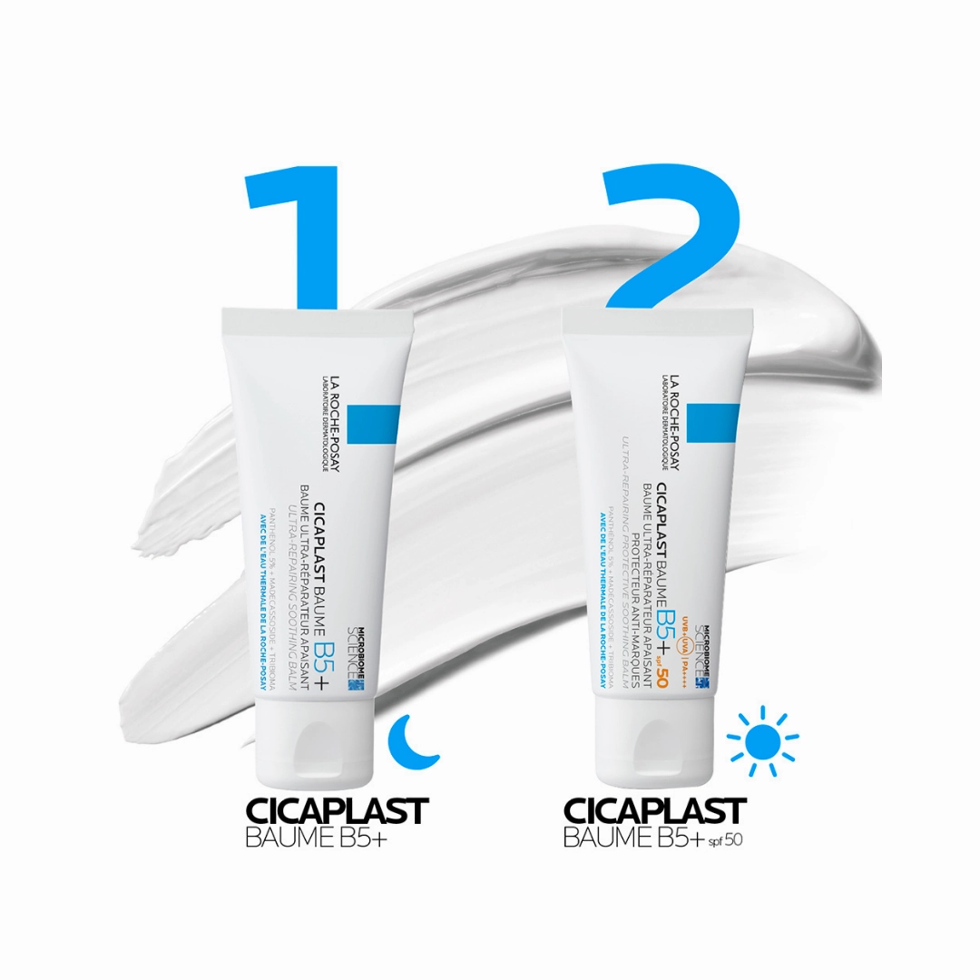La Roche-Posay Cicaplast Baume B5  SPF 50 Soothing Repairing Balm for Dry, Irritated, & Sun-Exposed Skin 40ml