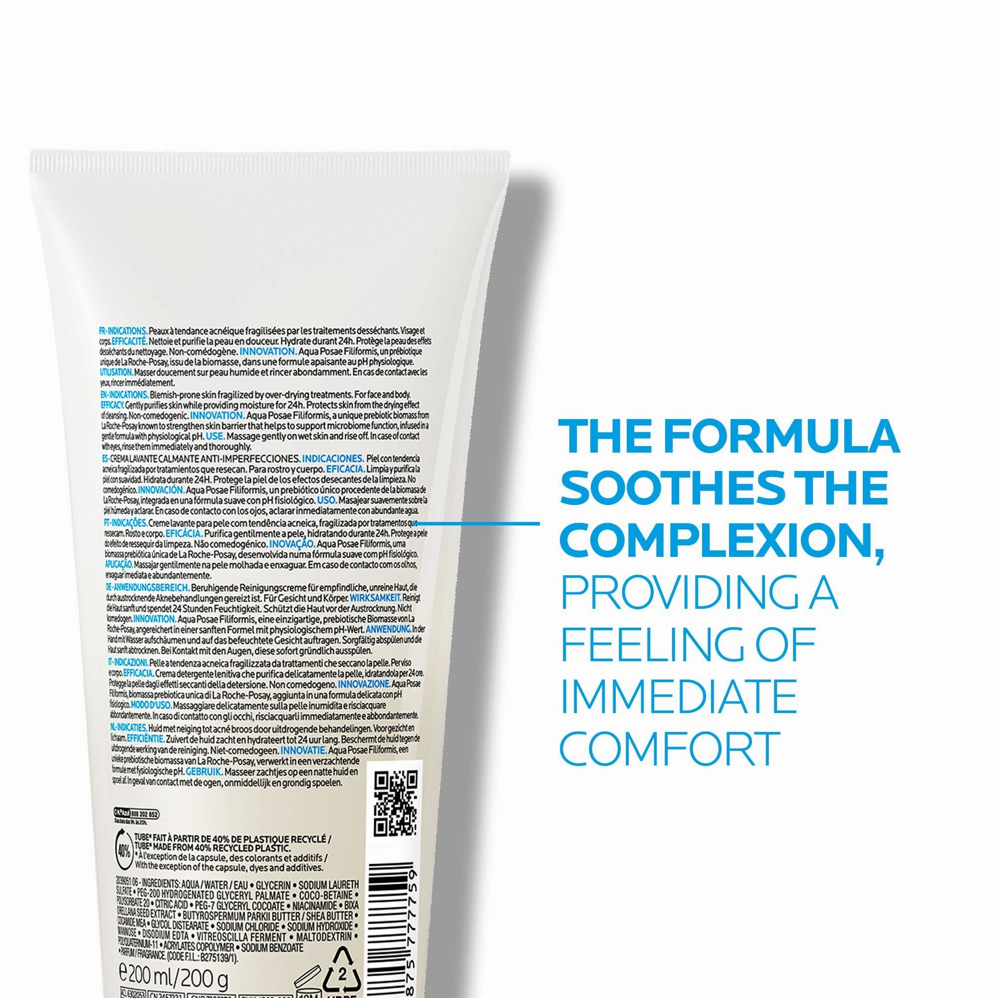 La Roche-Posay Effaclar H ISO-Biome Cleansing Cream 200ml