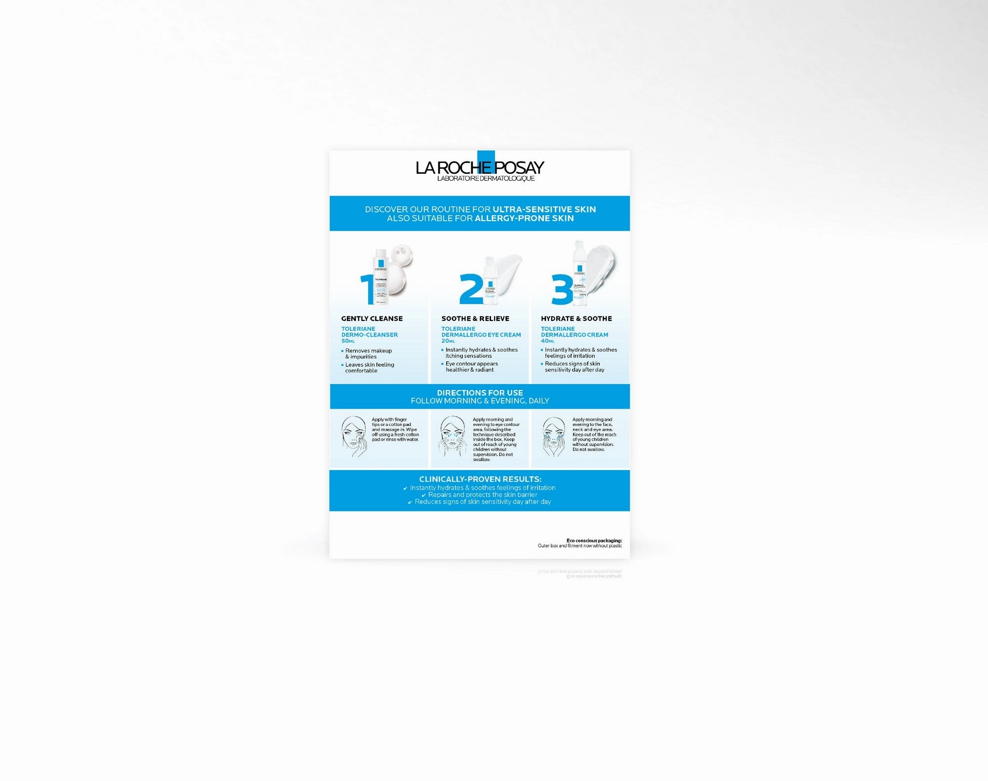 La Roche-Posay Toleriane Dermallergo SOS 3-Step Soothing Kit