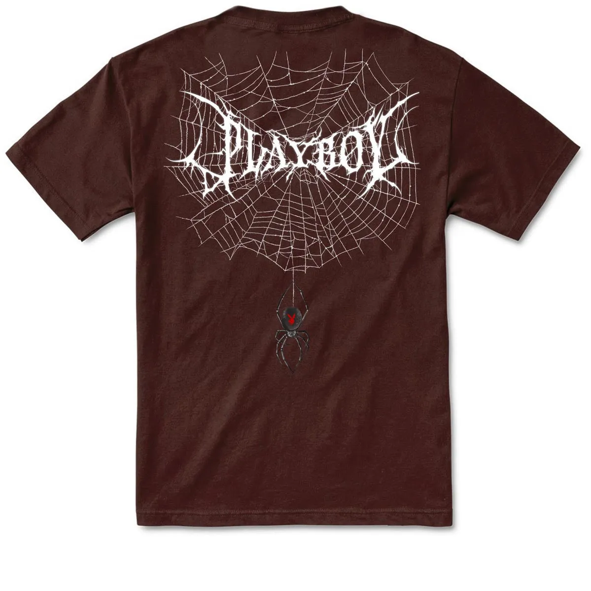 Labels Color Bars x Playboy Black Widow T-Shirt - Chocolate Batteries