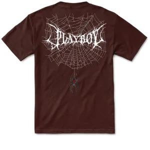 Labels Color Bars x Playboy Black Widow T-Shirt - Chocolate Batteries