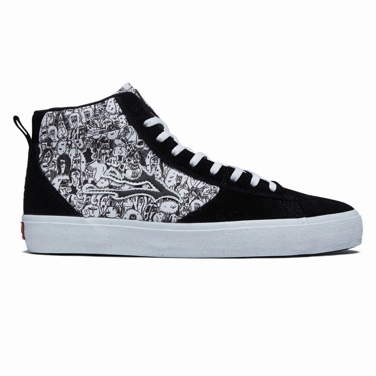 Lakai Newport Hi Shoes - Black Suede High-Quality Clothing Vegetarian