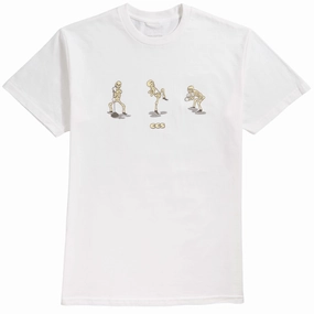 Language Learning CCS Vine Skeleton T-Shirt - White/Bone/Noir Fashion Basics