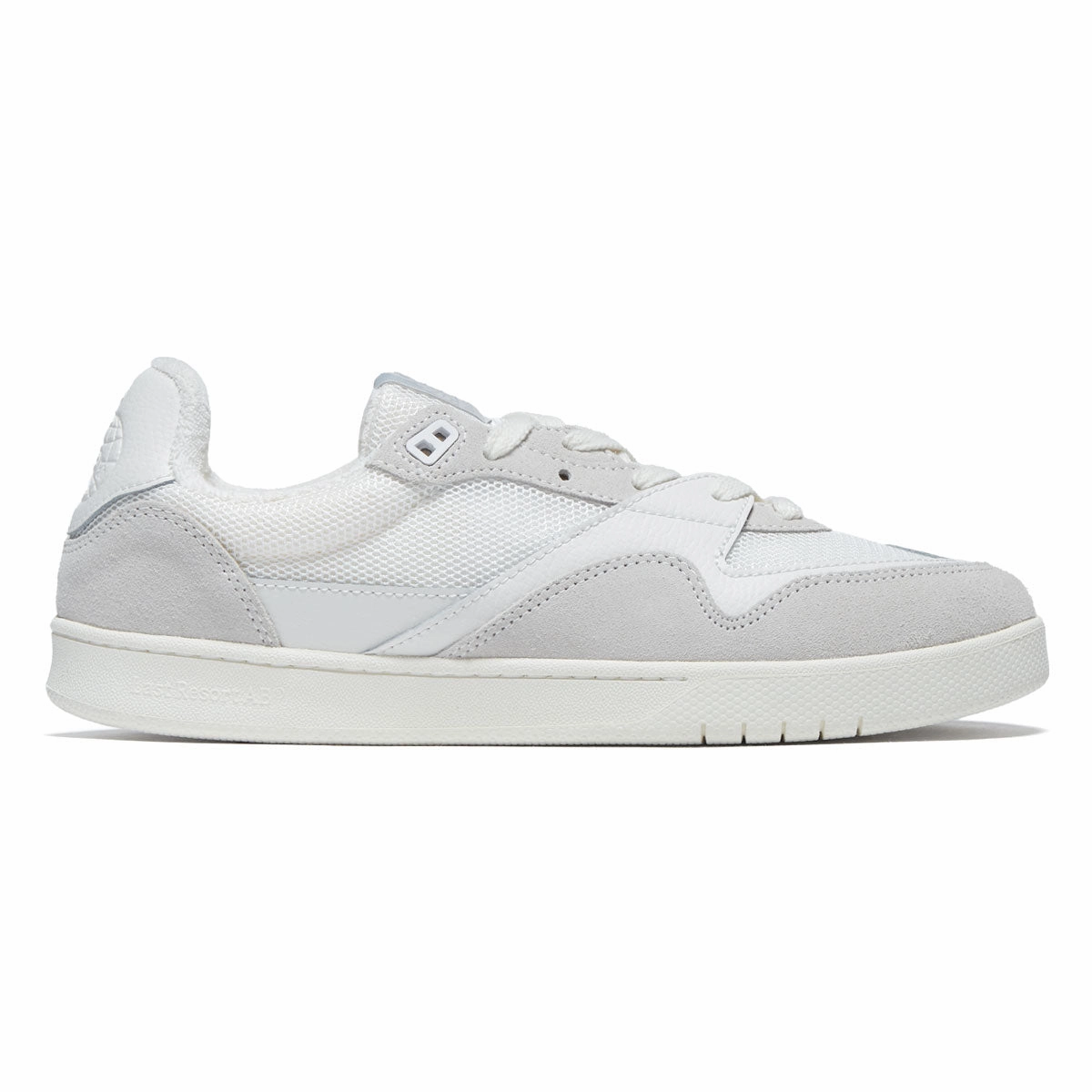 Last Resort AB CM002 Suede Lo Shoes - White/White Feminine Care Fair Trade
