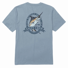 Learning Toys Salty Crew Bill Club T-Shirt - Blue Fog Streaming Services
