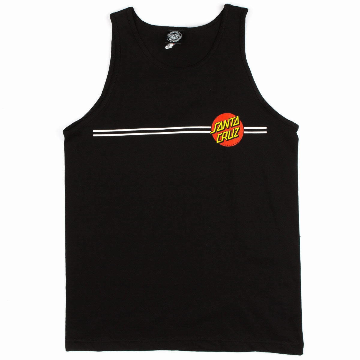 Leather Goods Santa Cruz Classic Dot Tank Top - Black Personalized