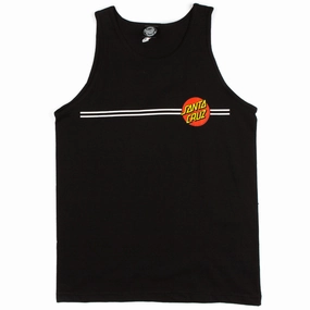 Leather Goods Santa Cruz Classic Dot Tank Top - Black Personalized