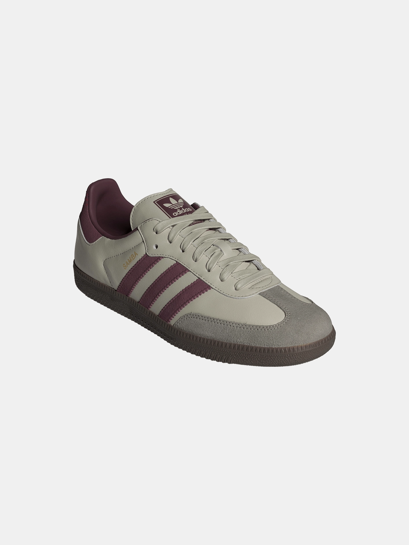 Light cushion Samba OG "Putty Grey Maroon"