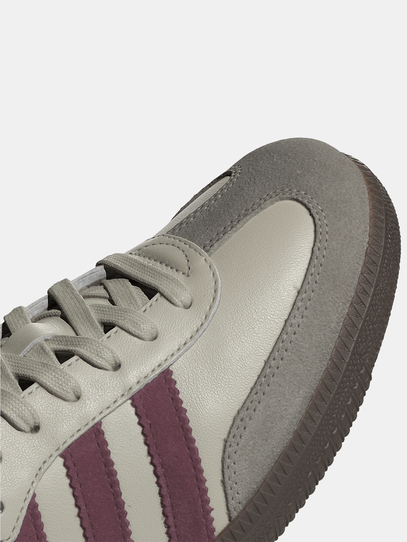 Light cushion Samba OG "Putty Grey Maroon"