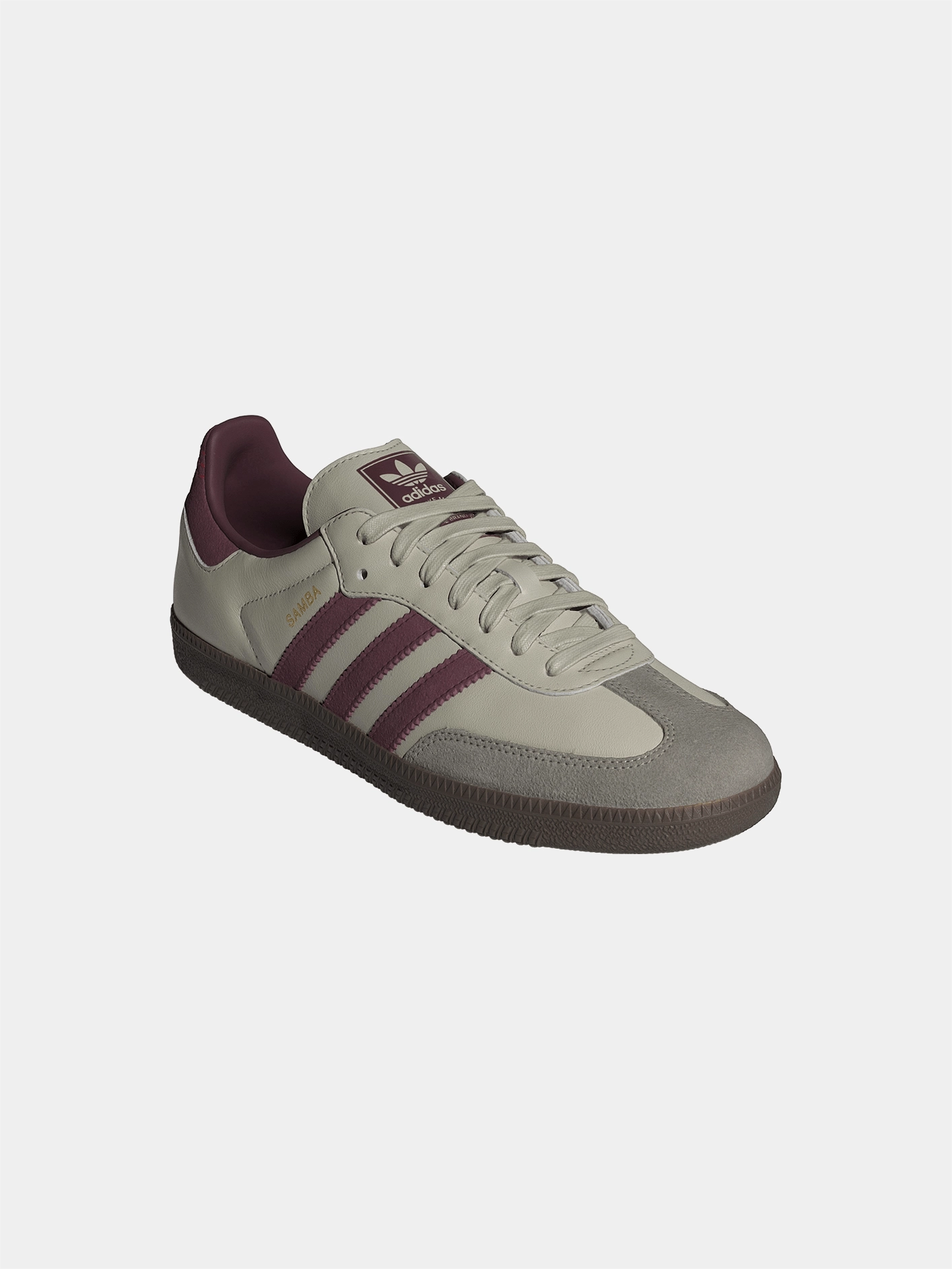 Light cushion Samba OG "Putty Grey Maroon"