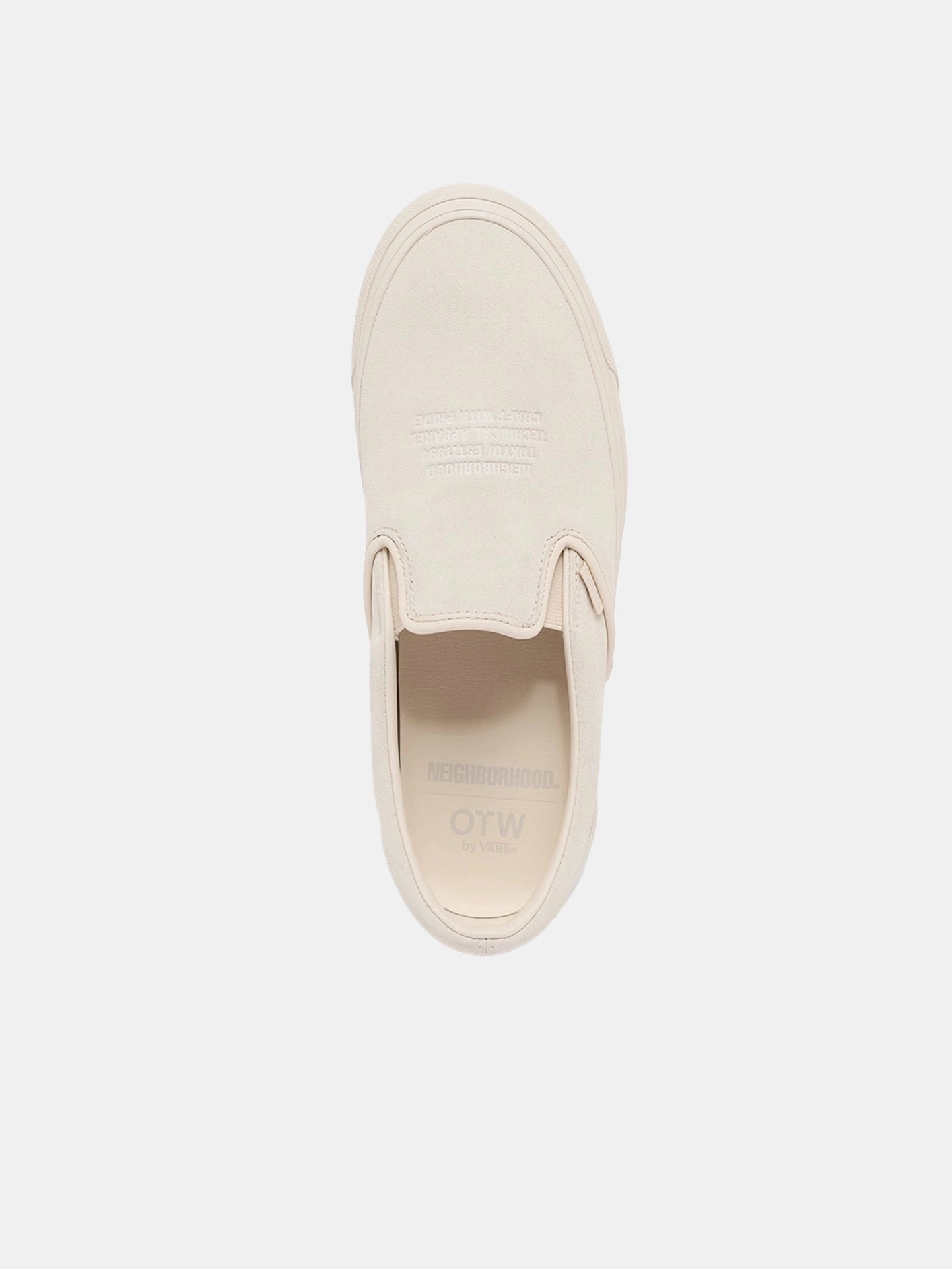 Light Step Vans x Neighborhood OTW Classic Slip-On 98 "Natural"