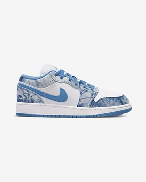 Maximum Cushioning NIKE AIR JORDAN1 LOW GS WASHED DENIM