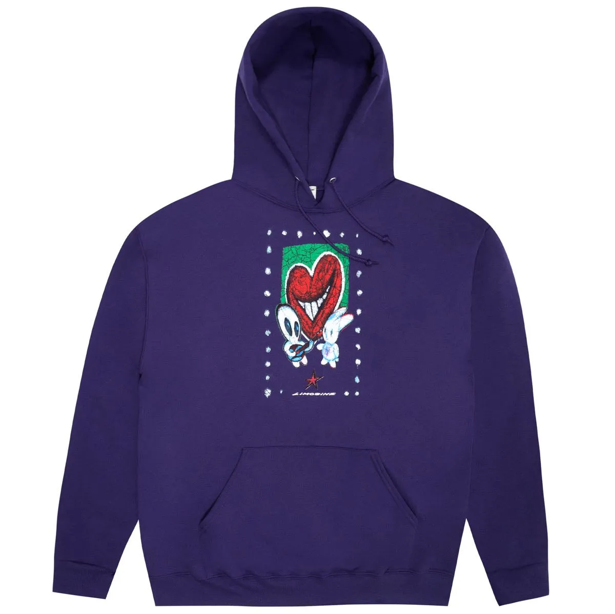 Limosine Heart Throb Hoodie - Dark Purple Seat Covers Laundry Detergent