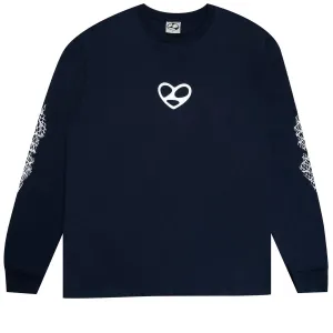 Limosine Temptress Long Sleeve T-Shirt - Navy Printers Stationery